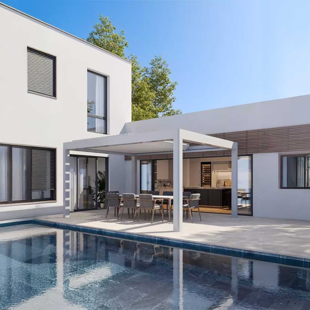 Bioklimatik Pergola Sistemi -BioFlex Harmony